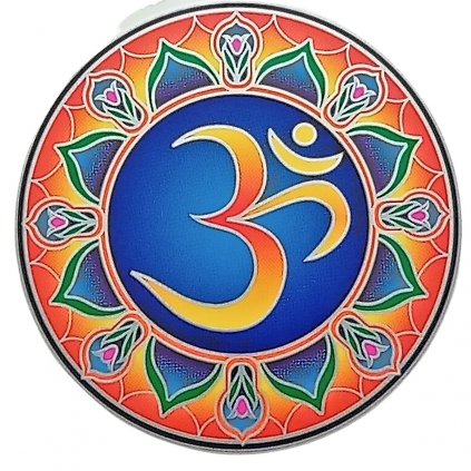Mandala na sklo - Ohm