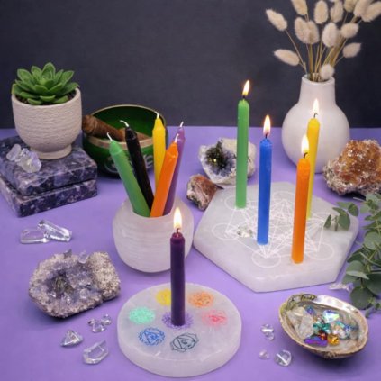 Svíčky magické čakrové -7 čaker