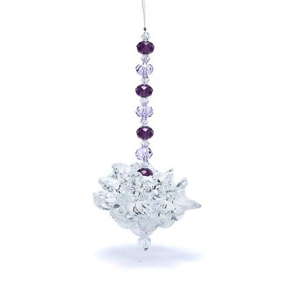 Feng Shui lapač sluneční energie - Křišťálový lotos