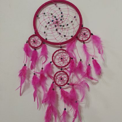 Lapač snů z Bali -Růžový