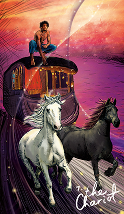 7. Vůz (The Chariot): vaše rozhodné činy