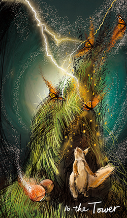 16. Věž (The Tower): Masivní posun