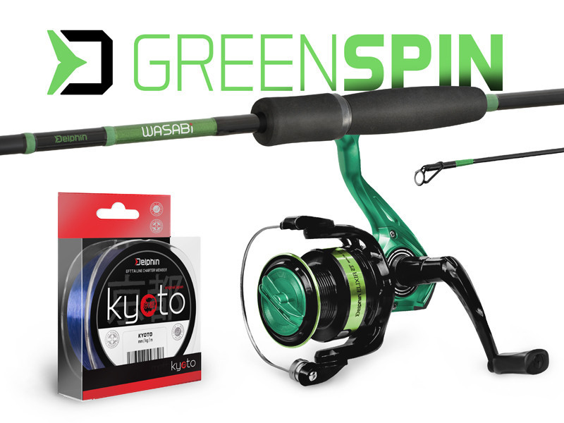 Prívlačový set Delphin GreenSPIN