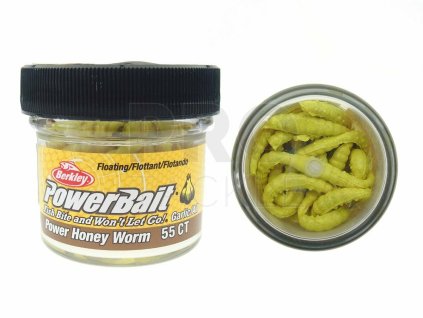 berkley powerbait power honey worm yellow zapach garlic sa