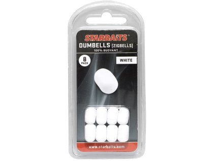 Dumbells biela (plávajúca nástraha) 8ks