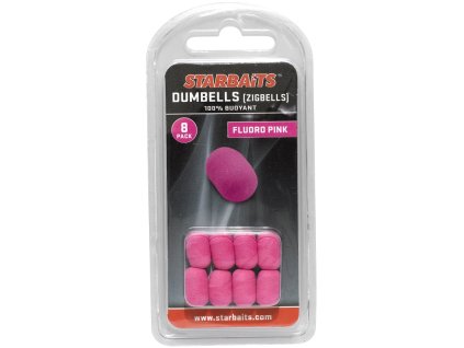 Dumbells ružová (plávajúca nástraha) 8ks