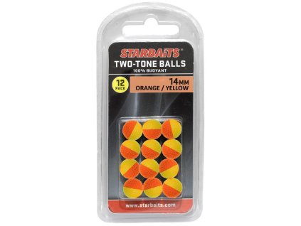 Two Tones Balls 10mm oranžová/žltá (plávajúca gulička) 12ks