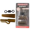 Clip Kit Set záves na olovo (10ks) hnedá