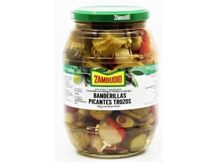 zeleninové špíza banderillas pikantní