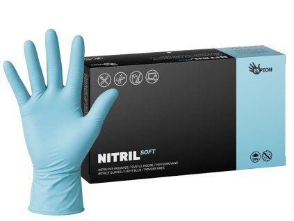 nitril SOFT light blue