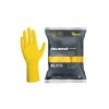Úklidové latexové rukavice ECONOMY 1 pár, nepudrované, žlté, 25 g