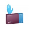 Vinylové rukavice VINYL PLUS 100 ks, nepudrované, modré, 5.0 g