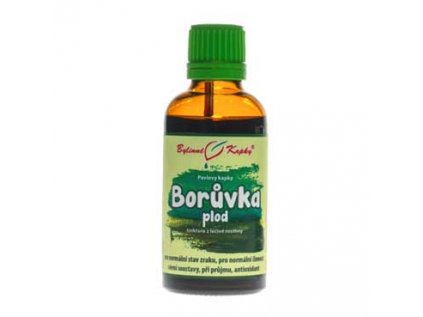 10826 boruvka plod bylinne kapky tinktura 50ml