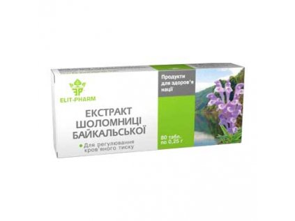 13235 sisak bajkalsky koren extrakt elit pharm 80 tablet