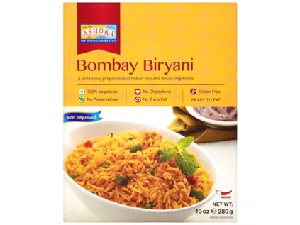 16904 hotove kari bombajske rizoto bombay biryani vegan ashoka 280g