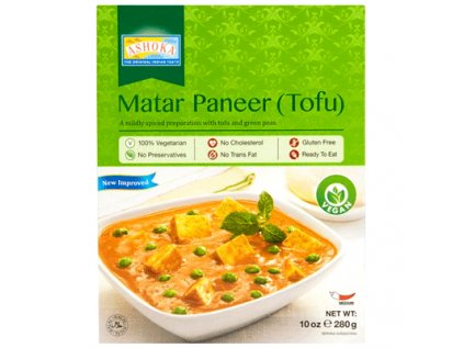 18467 hotove kari hrasek v rajcatove omacce s tofu matar paneer tofu vegan ashoka 280g