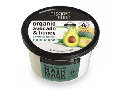 maska vlasova avokado