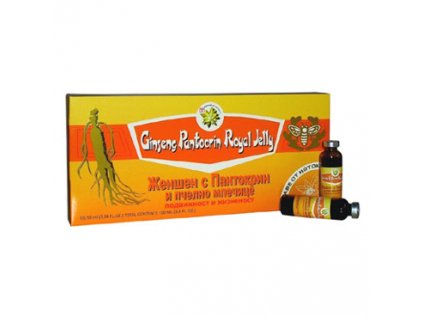 23147 zensen s pantokrinem a materi kasickou ginseng pantocrin royal jelly ampule 10 x 10ml