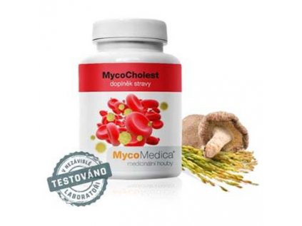 23294 mycocholest shiitake cervena ryze v optimalnim slozeni 120 kapsli po 500mg