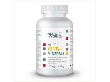24365 multivitaminerals nutriworks 120 kapsli