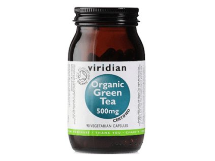 7775 green tea organic 90 kapsli viridian