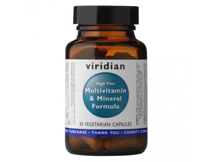 7808 high five multivitamin mineral formula 60 kapsli viridian