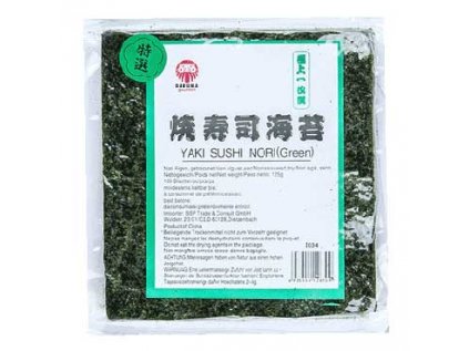 8015 yakinori sushi nori green susene morske rasy listy prazene 100 listu 125g