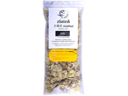 8465 zlaten bila baijuhua chrysanthemi flos chryzantema 30g