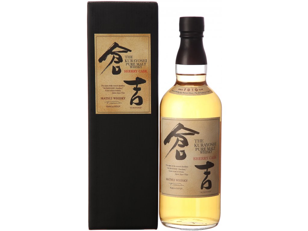 japanese whisky kurayoshi sherry cask espirits.cz