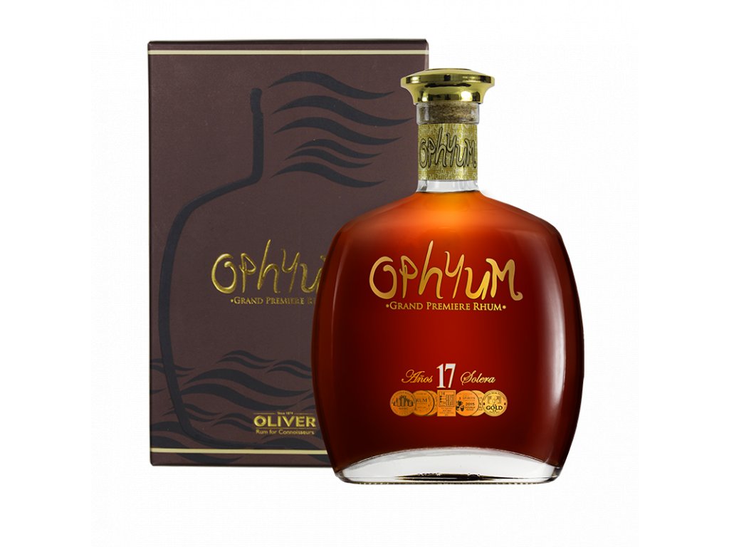 rum ophyum 17yo giftbox espirits