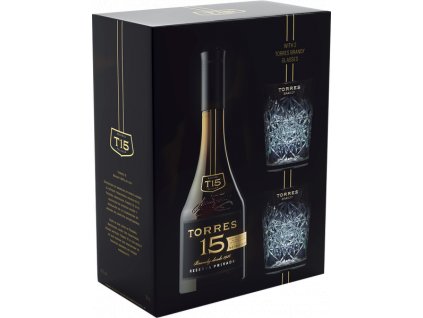 brandy torres 15 yo reserva privada 2 glasses