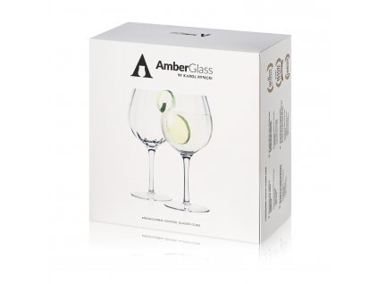 cocktail gin glass amber glass cg200 box