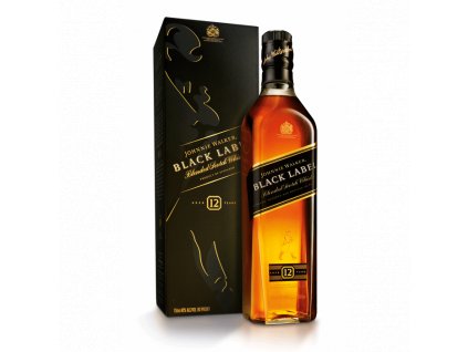 blended whisky Johnnie walker 12 yo black giftbox 