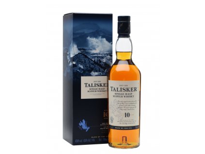 skotska single malt whisky talisker 10 yo giftbox 