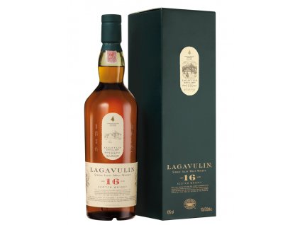 skotska single malt whisky lagavulin 16 yo giftbox