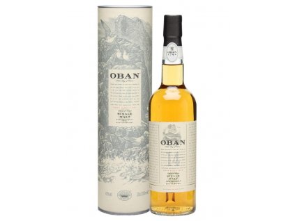 skotska single malt whisky oban 14 yo giftbox 