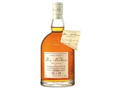 rum dos maderas 5+3 yo ron anejo reserva superior bottle 