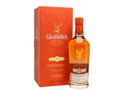 skotska single malt whisky glenfiddich 21 yo giftbox