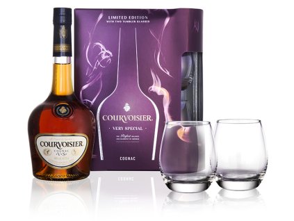 konak cognac courvoisier vs darkove baleni se sklenickami