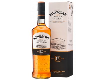 skotska single malt whisky bowmore 12 yo