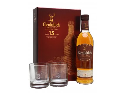 whisky glenfiddich 15yo glasses