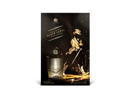 blended whisky Johnnie walker 12 yo darkove baleni sklenicky 2