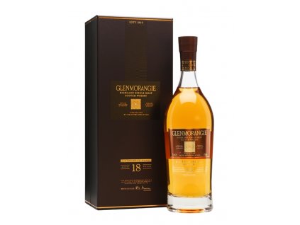 skotska single malt whisky Glenmorangie 18 yo giftbox