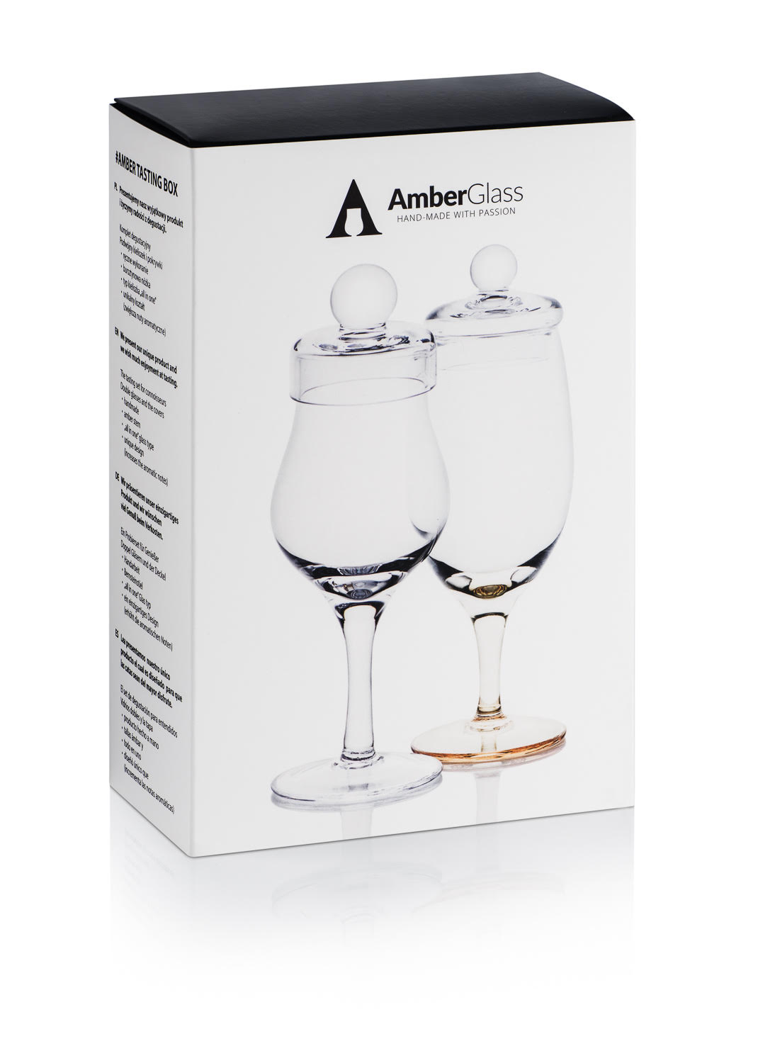 Degustační sada luxusních skleniček na whisky Amber Glass Tulip G100 G201