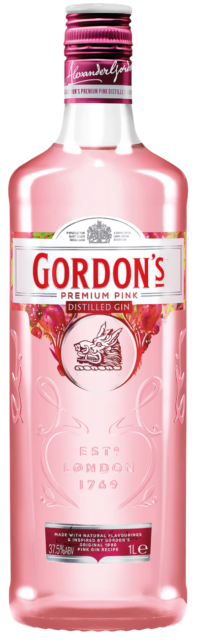 Gordon's Premium Pink gin 37,5% 1 l