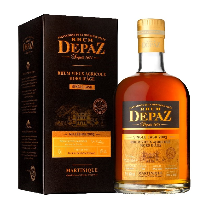 Depaz Single Cask 2003 45% 0,7 l