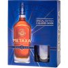 metaxa 12 star with glasses