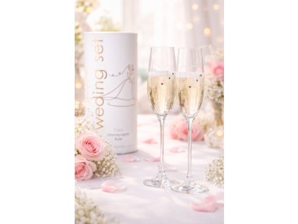 svatebni skelnice swarovski sampanske