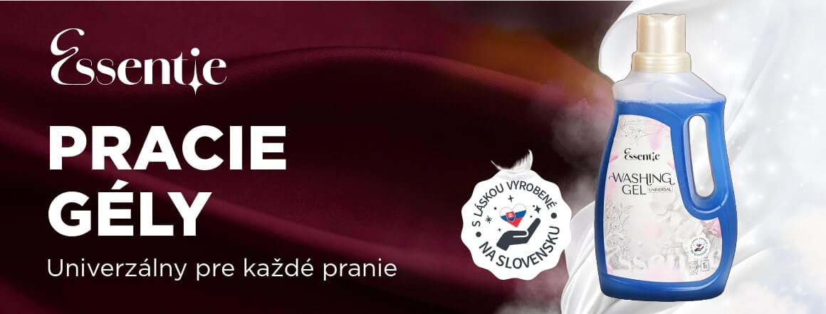 Essentie prací gél