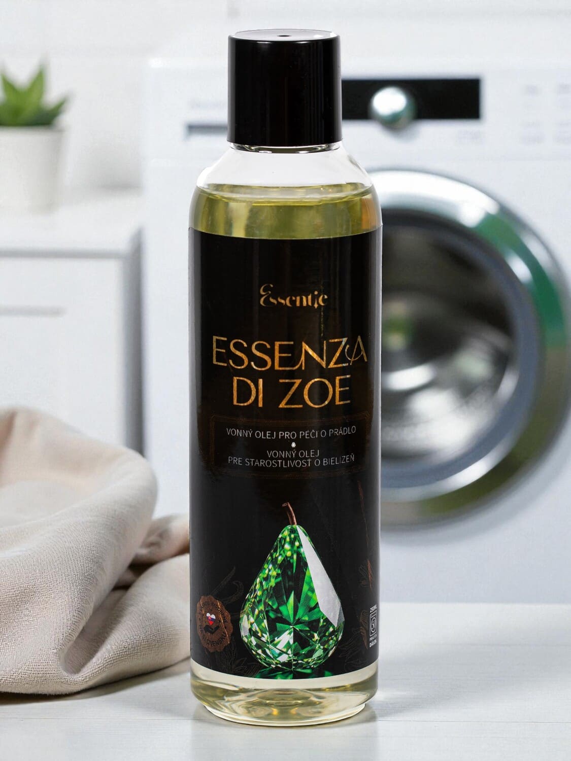 Essenza di Zoe pri práčke – parfum na pranie